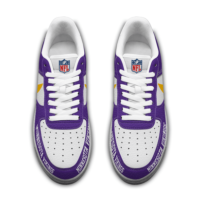 [SPECIAL OFFER] NEW CUSTOMIZED NFL05 MVK MINNESOTA VIKINGS AF1 SNEAKERS