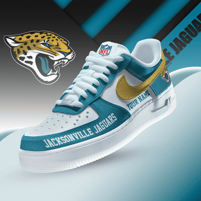 [SPECIAL OFFER] NEW CUSTOMIZED NFL30 JSJ JACKSONVILLE JAGUARS AF1 SNEAKERS