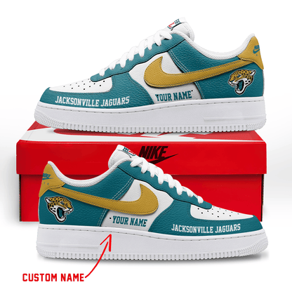 [SPECIAL OFFER] NEW CUSTOMIZED NFL30 JSJ JACKSONVILLE JAGUARS AF1 SNEAKERS