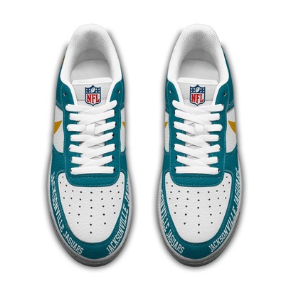 [SPECIAL OFFER] NEW CUSTOMIZED NFL30 JSJ JACKSONVILLE JAGUARS AF1 SNEAKERS
