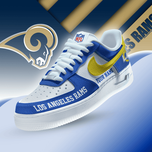 [SPECIAL OFFER] NEW CUSTOMIZED NFL22 LAR LOS ANGELES RAMS AF1 SNEAKERS