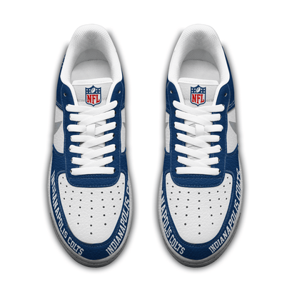 [SPECIAL OFFER] NEW CUSTOMIZED NFL17 IDC INDIANAPOLIS COLTS AF1 SNEAKERS