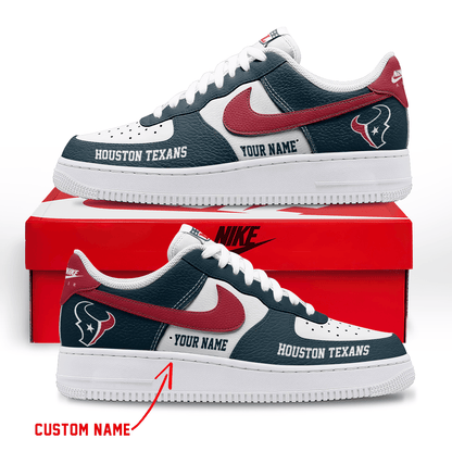[SPECIAL OFFER] NEW CUSTOMIZED NFL15 HTT HOUSTON TEXANS AF1 SNEAKERS