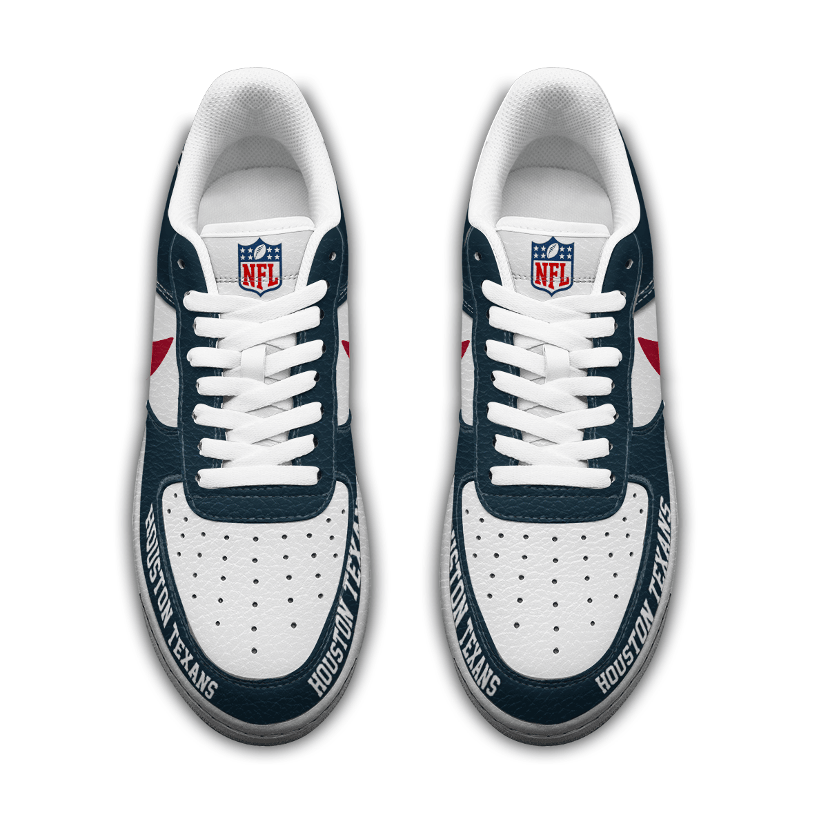 [SPECIAL OFFER] NEW CUSTOMIZED NFL15 HTT HOUSTON TEXANS AF1 SNEAKERS