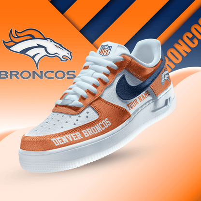 [SPECIAL OFFER] NEW CUSTOMIZED NFL13 DVB DENVER BRONCOS AF1 SNEAKERS