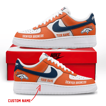 [SPECIAL OFFER] NEW CUSTOMIZED NFL13 DVB DENVER BRONCOS AF1 SNEAKERS