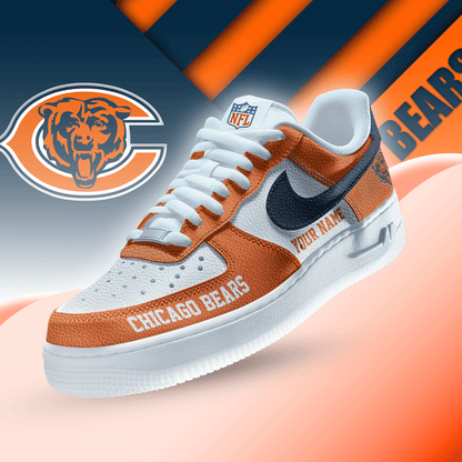 [SPECIAL OFFER] NEW CUSTOMIZED NFL26 CCB CHICAGO BEARS AF1 SNEAKERS