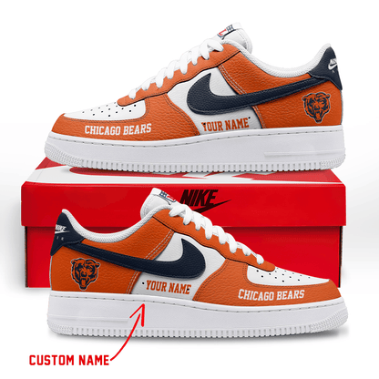 [SPECIAL OFFER] NEW CUSTOMIZED NFL26 CCB CHICAGO BEARS AF1 SNEAKERS