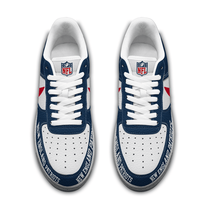 [SPECIAL OFFER] NEW CUSTOMIZED NFL27 NEP NEW ENGLAND PATRIOTS AF1 SNEAKERS