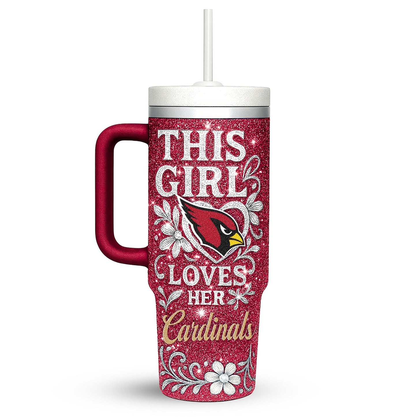 LIMITED EDITION - NEW CUSTOMIZED NFL20 ARC ARIZONA CARDINALS 40 OZ TUMBLER