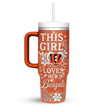 LIMITED EDITION - NEW CUSTOMIZED NFL16 CCB CINCINNATI BENGALS 40 OZ TUMBLER