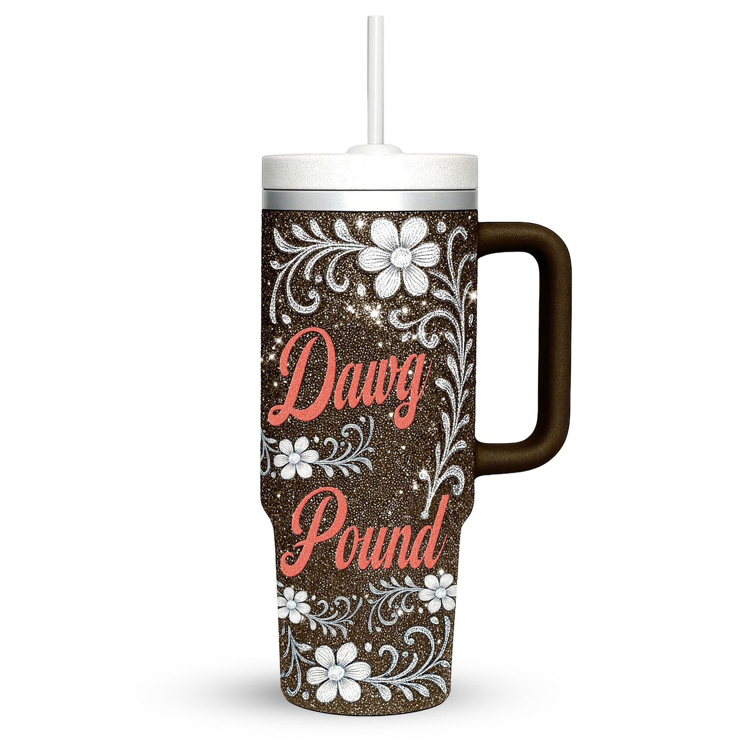 LIMITED EDITION - NEW CUSTOMIZED NFL29 CLB CLEVELAND BROWNS 40 OZ TUMBLER