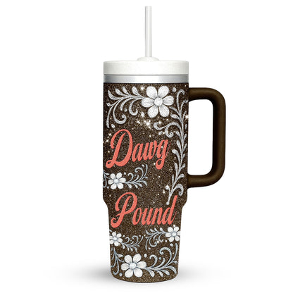 LIMITED EDITION - NEW CUSTOMIZED NFL29 CLB CLEVELAND BROWNS 40 OZ TUMBLER