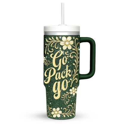 LIMITED EDITION - NEW CUSTOMIZED NFL08 GBP GREEN BAY PACKERS 40 OZ TUMBLER