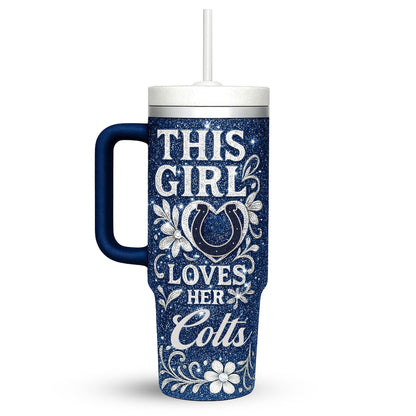 LIMITED EDITION - NEW CUSTOMIZED NFL17 IDC INDIANAPOLIS COLTS 40 OZ TUMBLER