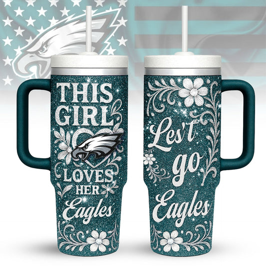LIMITED EDITION - NEW CUSTOMIZED NFL02 PPE PHILADELPHIA EAGLES 40 OZ TUMBLER