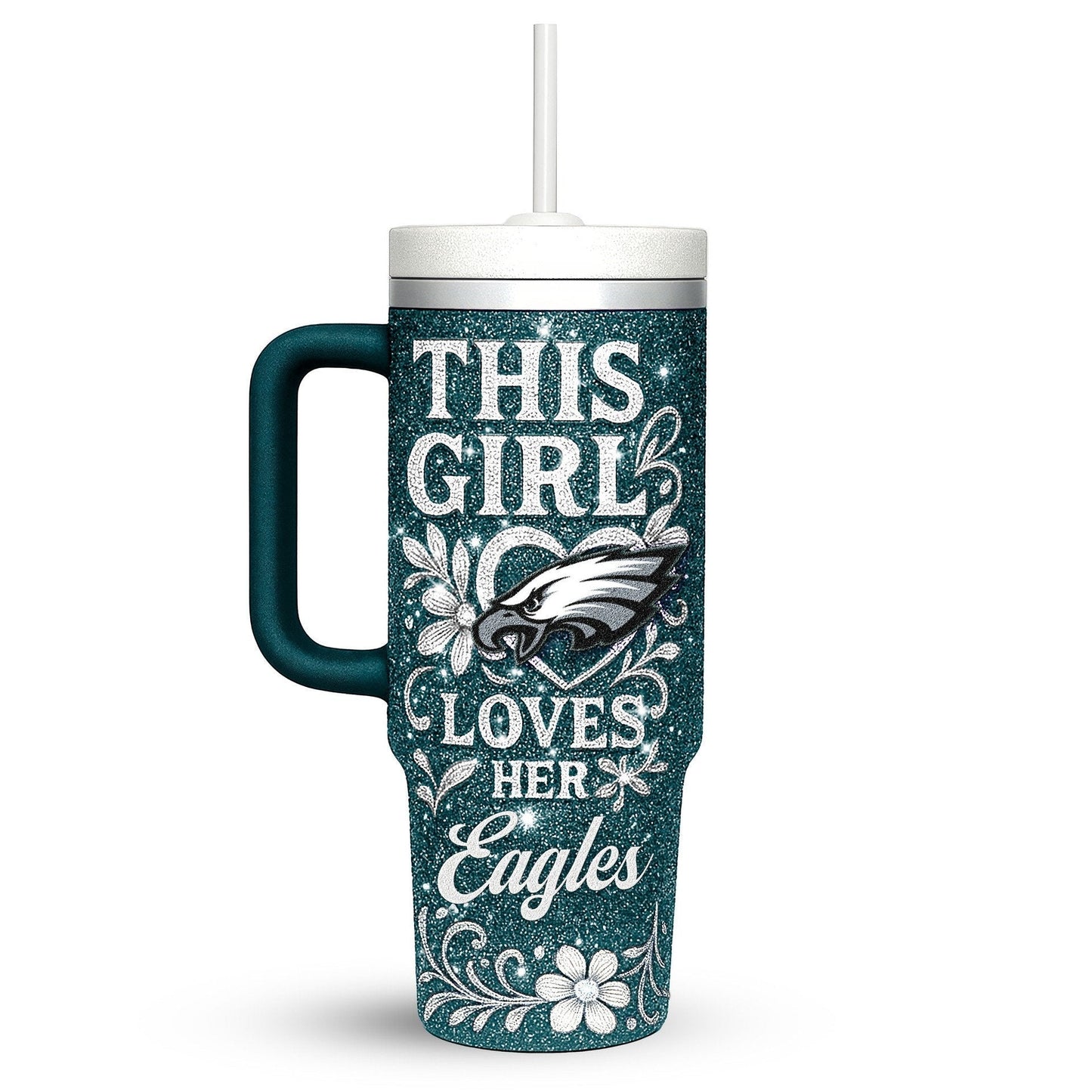 LIMITED EDITION - NEW CUSTOMIZED NFL02 PPE PHILADELPHIA EAGLES 40 OZ TUMBLER