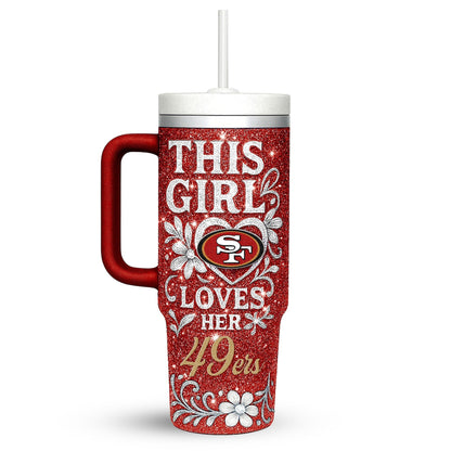 LIMITED EDITION - NEW CUSTOMIZED NFL11 SF49 SAN FRANCISCO 49ERS 40 OZ TUMBLER