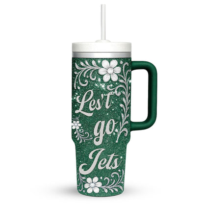 LIMITED EDITION - NEW CUSTOMIZED NFL25 NYJ NEW YORK JETS 40 OZ TUMBLER