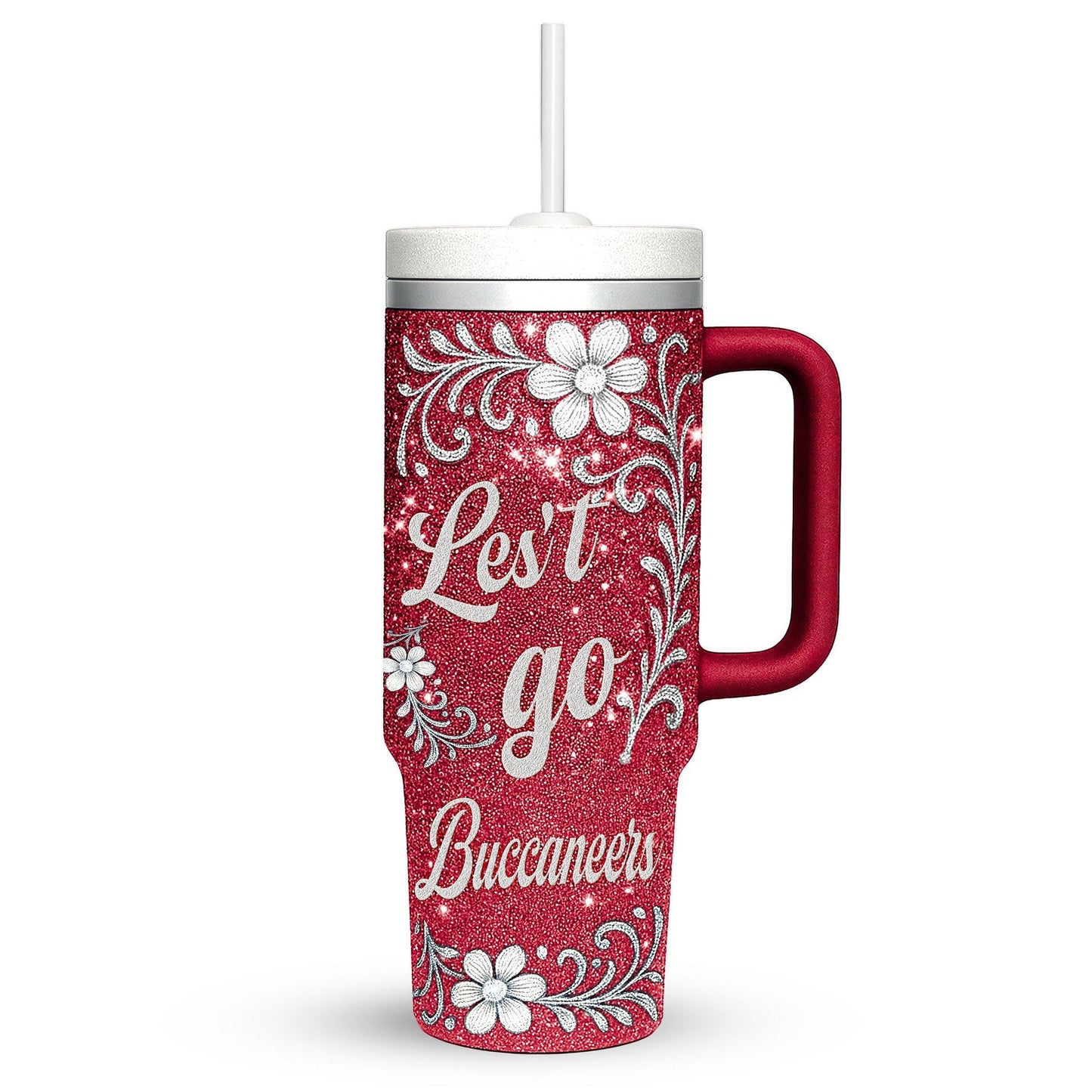LIMITED EDITION - NEW CUSTOMIZED NFL10 TBB TAMPA BAY BUCCANEERS 40 OZ TUMBLER