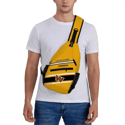 LIMITED EDITION - NEW CUSTOMIZED NFL12 WTC WASHINGTON COMMANDERS SLING BAG
