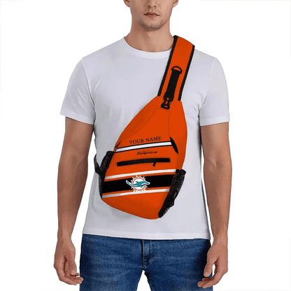 LIMITED EDITION - NEW CUSTOMIZED NFL19 MDP MIAMI DOLPHINS SLING BAG