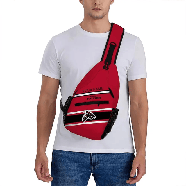 LIMITED EDITION - NEW CUSTOMIZED NFL18 ATF ATLANTA FALCONS SLING BAG