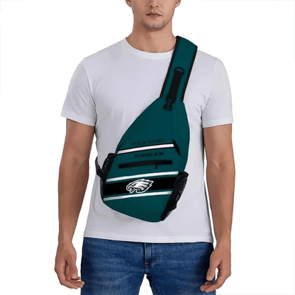 LIMITED EDITION - NEW CUSTOMIZED NFL02 PPE PHILADELPHIA EAGLES SLING BAG
