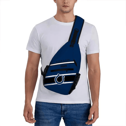 LIMITED EDITION - NEW CUSTOMIZED NFL17 IDC INDIANAPOLIS COLTS SLING BAG