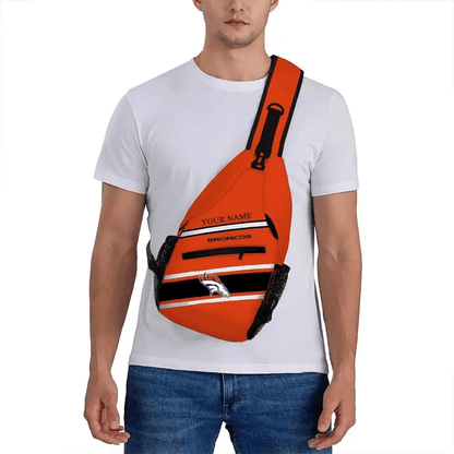 LIMITED EDITION - NEW CUSTOMIZED NFL13 DVB DENVER BRONCOS SLING BAG