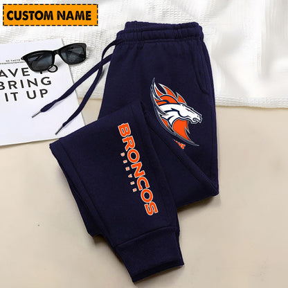 LIMITED EDITION - NEW PERSONALIZED NFL13 DVB DENVER BRONCOS JOGGERS