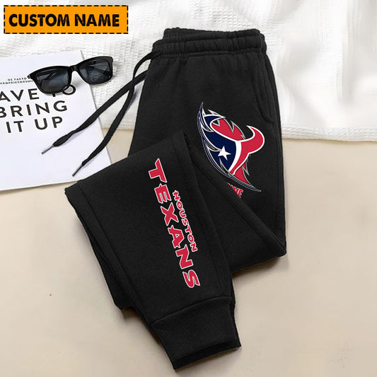LIMITED EDITION - NEW PERSONALIZED NFL15 HTT HOUSTON TEXANS JOGGERS
