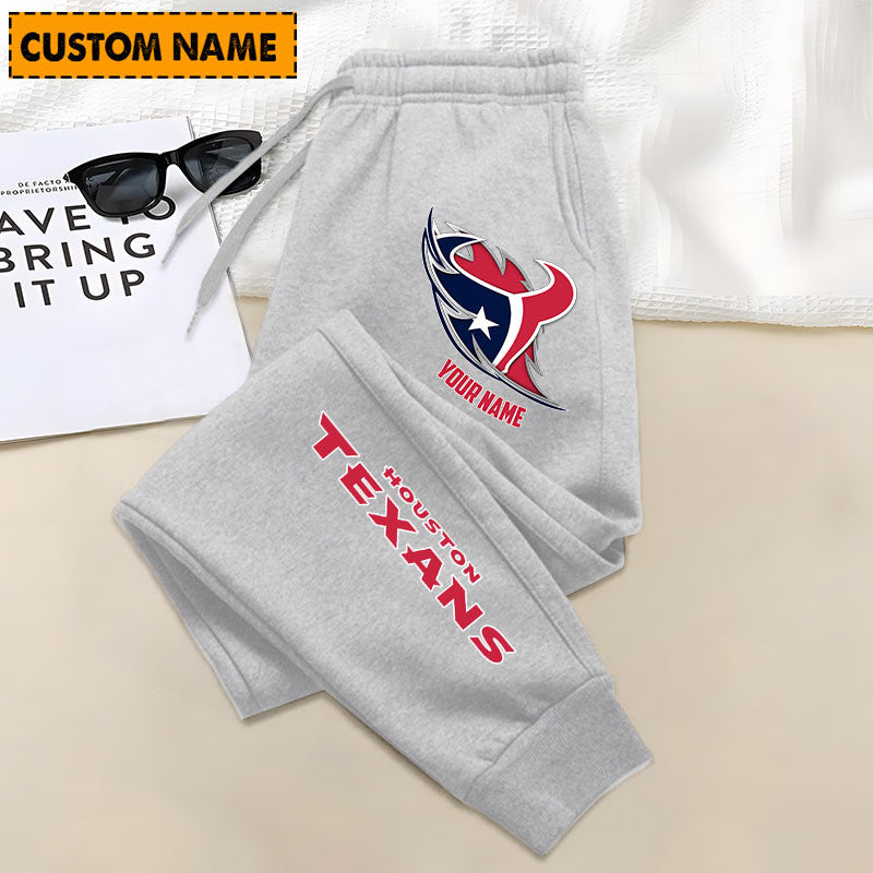 LIMITED EDITION - NEW PERSONALIZED NFL15 HTT HOUSTON TEXANS JOGGERS