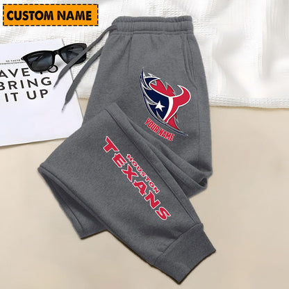LIMITED EDITION - NEW PERSONALIZED NFL15 HTT HOUSTON TEXANS JOGGERS