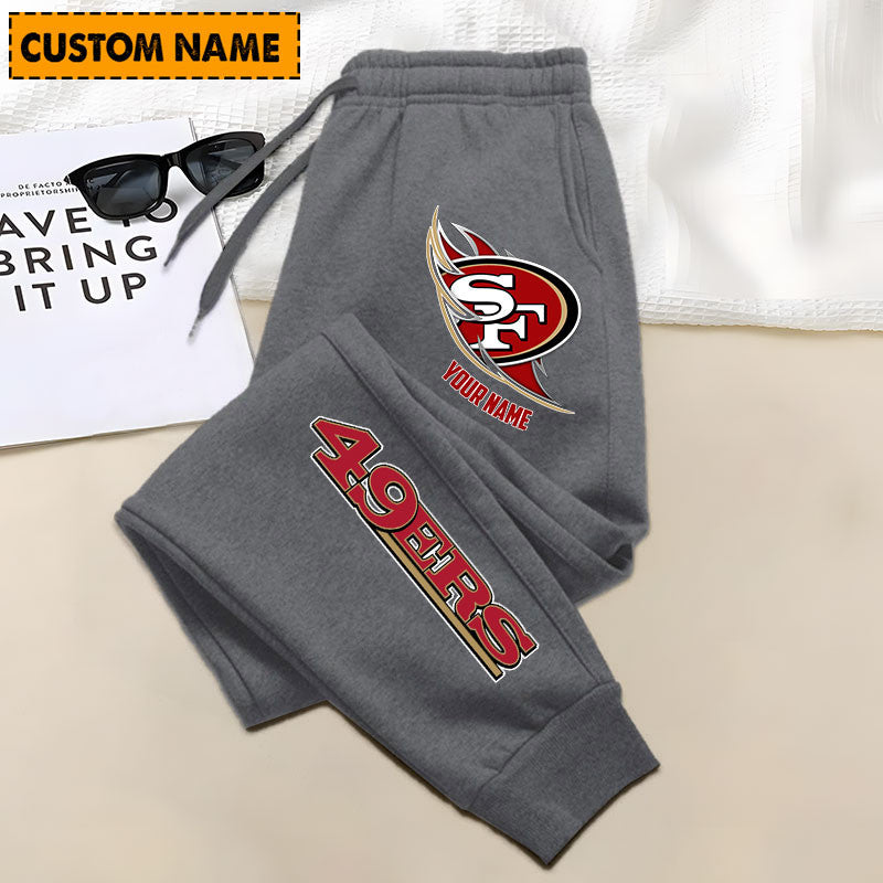 LIMITED EDITION - NEW PERSONALIZED NFL11 SF49 SAN FRANCISCO 49ERS JOGGERS