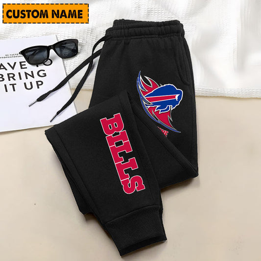 LIMITED EDITION - NEW PERSONALIZED NFL03 BFB BUFFALO BILLS JOGGERS