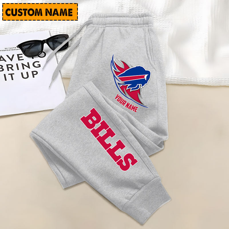 LIMITED EDITION - NEW PERSONALIZED NFL03 BFB BUFFALO BILLS JOGGERS