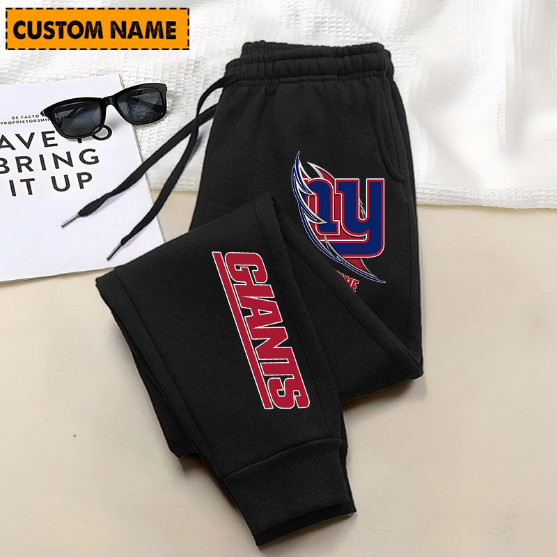 LIMITED EDITION - NEW PERSONALIZED NFL32 NYG NEW YORK GIANTS JOGGERS