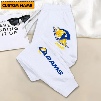 LIMITED EDITION - NEW PERSONALIZED NFL22 LAR LOS ANGELES RAMS JOGGERS