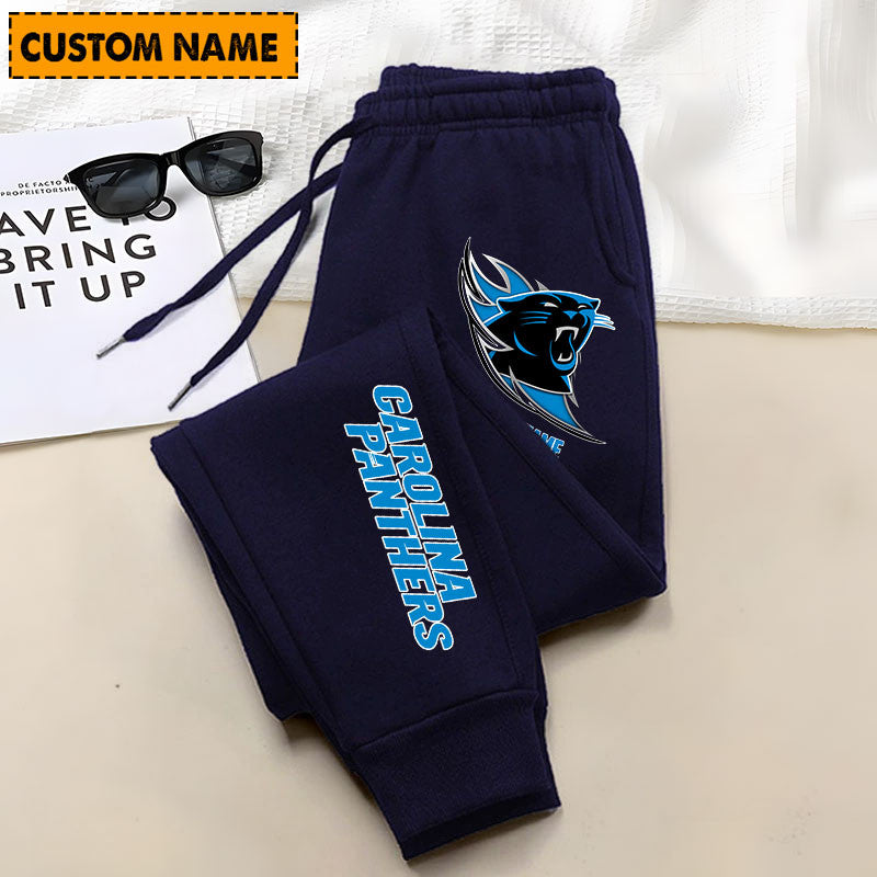 LIMITED EDITION - NEW PERSONALIZED NFL23 CLP CAROLINA PANTHERS JOGGERS