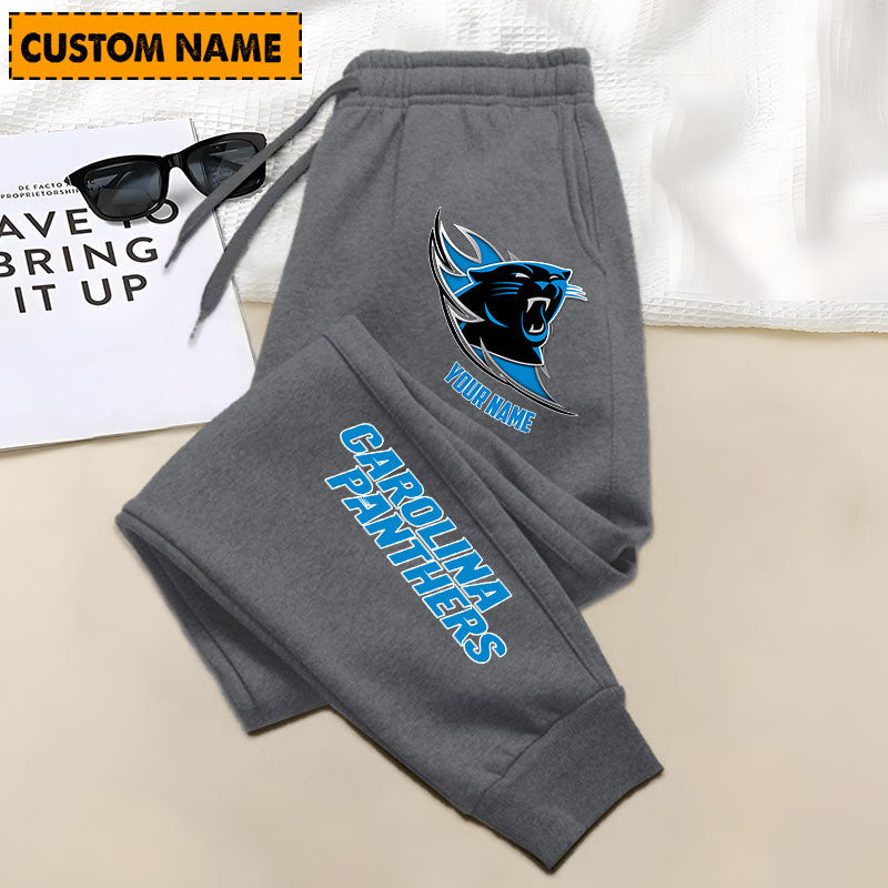 LIMITED EDITION - NEW PERSONALIZED NFL23 CLP CAROLINA PANTHERS JOGGERS
