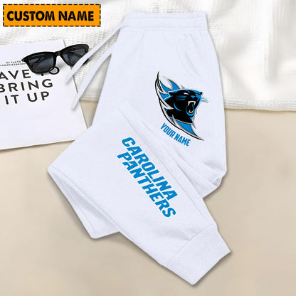 LIMITED EDITION - NEW PERSONALIZED NFL23 CLP CAROLINA PANTHERS JOGGERS