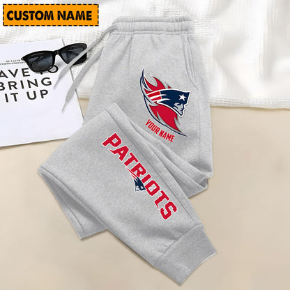 LIMITED EDITION - NEW PERSONALIZED NFL27 NEP NEW ENGLAND PATRIOTS JOGGERS