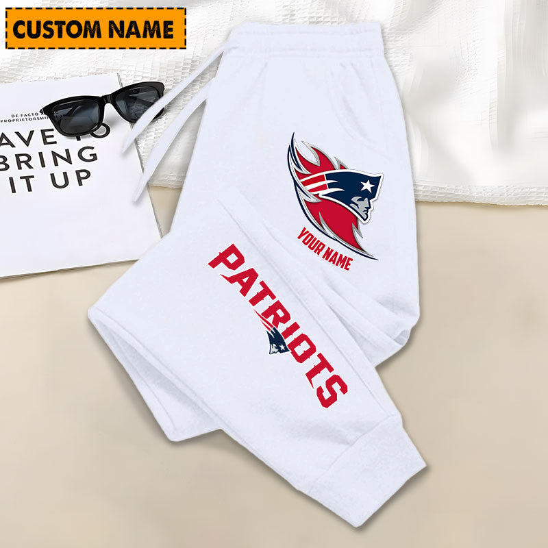 LIMITED EDITION - NEW PERSONALIZED NFL27 NEP NEW ENGLAND PATRIOTS JOGGERS