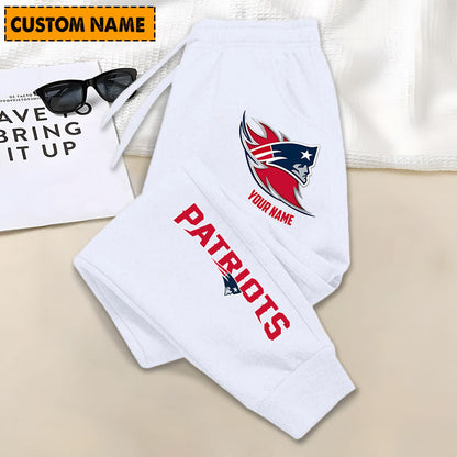 LIMITED EDITION - NEW PERSONALIZED NFL27 NEP NEW ENGLAND PATRIOTS JOGGERS