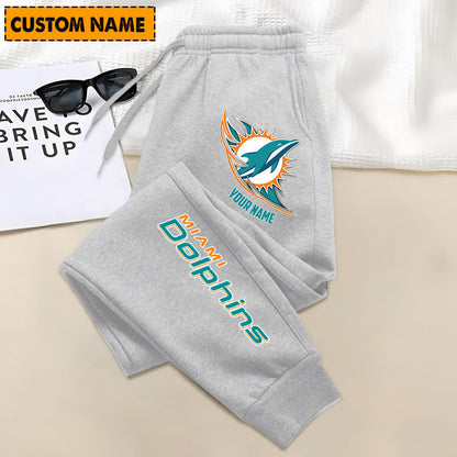 LIMITED EDITION - NEW PERSONALIZED NFL19 MDP MIAMI DOLPHINS JOGGERS