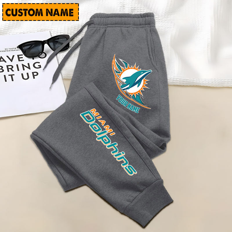 LIMITED EDITION - NEW PERSONALIZED NFL19 MDP MIAMI DOLPHINS JOGGERS
