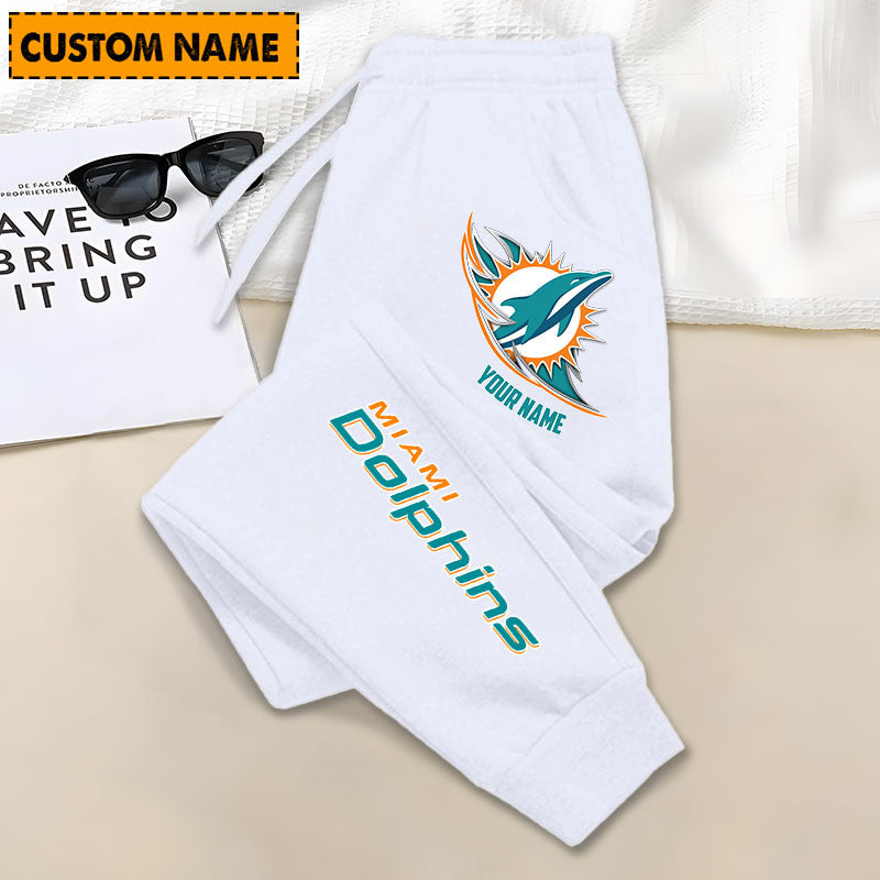 LIMITED EDITION - NEW PERSONALIZED NFL19 MDP MIAMI DOLPHINS JOGGERS