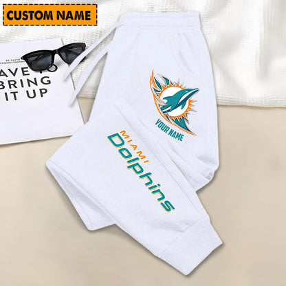LIMITED EDITION - NEW PERSONALIZED NFL19 MDP MIAMI DOLPHINS JOGGERS