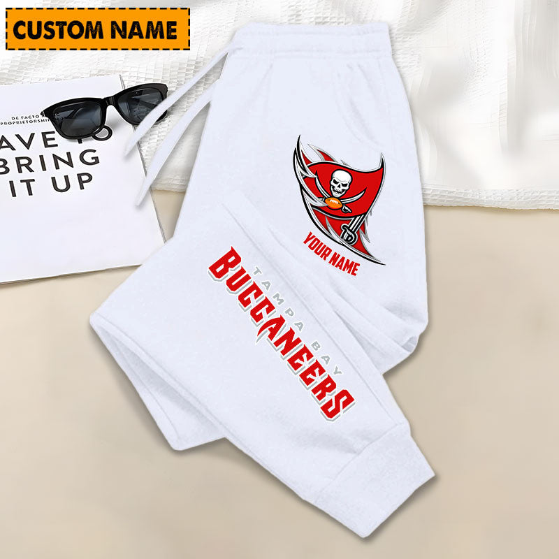 LIMITED EDITION - NEW PERSONALIZED NFL10 TBB TAMPA BAY BUCCANEERSJOGGERS